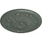 Ekena Millwork Legacy Acanthus Ceiling Medallion (Canopies up to 3 1/2"), 12 3/4"OD x 7/8"P, Cloud Burst Crackle CM12LECBC - alternate 2